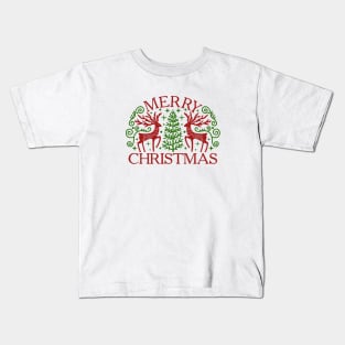 Christmas Deer Kids T-Shirt